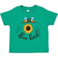 thumbnail image 3 of Inktastic Bee Kind Bees and Sunflower Boys or Girls Toddler T-Shirt, 3 of 5