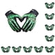 thumbnail image 3 of Minnieouse Novedad Guantes de ciclismo para hombres al aire libre Guantes de ciclismo para motocicleta de secado rápido y resistentes al viento verde XS (niño) 10Conjunto, 3 of 6