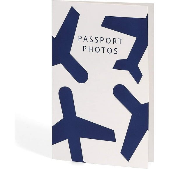 Dossiers Porte-Photo Passeport - Pack 150 - avec Compartiment pour Placer les Photos en Toute Sécurité - pour Service de Photo Passeport