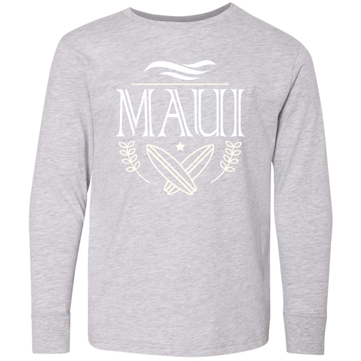 Inktastic Maui Hawaii Surfing Long Sleeve Youth T-Shirt
