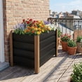thumbnail image 2 of Premium Aluminum Raised Garden Bed, 18" Deep Planter Box with Drainage Holes, Outdoor Planter Rust-Resistant Lightweight, Rounded Edges, 2 of 6