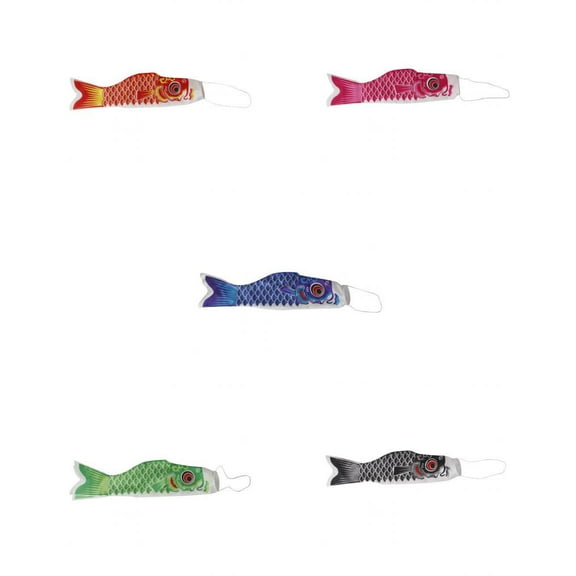 Pitycbo Japan Windsock Carp Flag Koi Kite Streamer Garden Decoration 5 Color