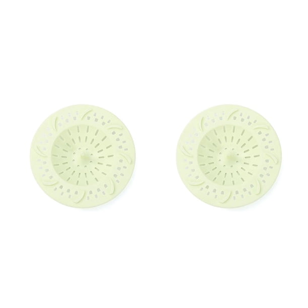 Filtro de tapón de drenaje de silicona antiobstrucción Bewildely Verde Azul rosa 9,8 cm