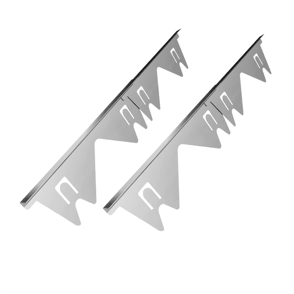 2 Pair Stainless Steel Stove Covers, Stove Filler, Stove Guard for Kitchen Oven Counter Side Covers, Range Trim Kit