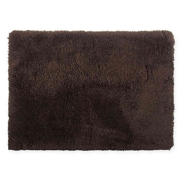 Wamsutta Ultra Soft 24 Inch X 40 Inch Bath Rug In Chocolate Walmart Com Walmart Com