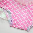 thumbnail image 5 of SUEE Girls Mermaid One Piece Swimuit Princess Swimwear Swimwear w/Swim Cap, 5 of 7
