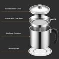 thumbnail image 1 of Frying Oil Jug Can With Strainer Fine-mesh Silage Oil Filter, 1 of 5