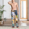 thumbnail image 2 of Johaoi Bluey Print Mens Pajama Pants,Men's Sleepwear Soft Pj Pants Lounge Pants with Drawstring & Pockets-3X-Large, 2 of 6