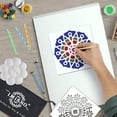 thumbnail image 4 of Mandala Dotting Tools Stencil Set, for Painting Rocks Drawing, Kids' Crafts, Nail Art Supplies, 4 of 5