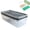 Black, variant on Ice Cube Tray with Lid and Bin, Easy Release 38 Ice Mold Trays for Freezer, Plastic Storage Container with Removable Scoop, Ices Cube Maker Tray & Mold for Whiskey Cocktail Tea Coffee