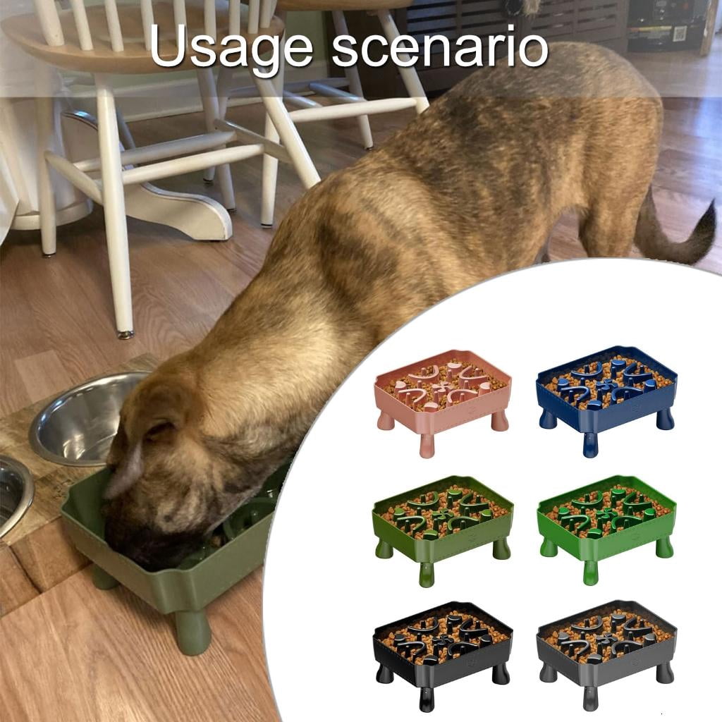 AOOOWER Interactively Slow Eating Cats Bowl Fun Interactively Comfortable Cats Food Bowl for Comfortable Dining