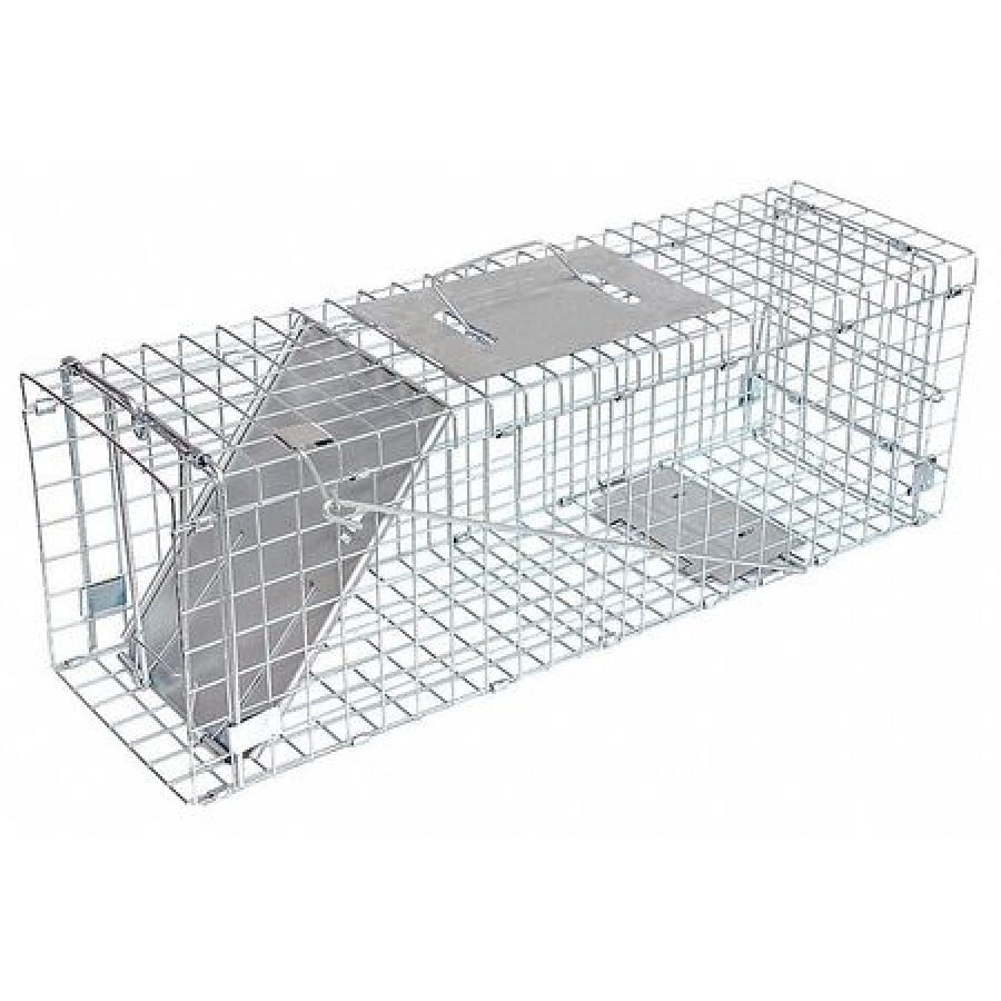JT Eaton 465N Answer Single Door Live Animal Cage Trap for Medium Size Pests, 24" x 7" x 8