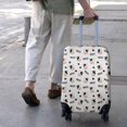thumbnail image 3 of White Cow Moo Pattern Luggage Cover Fashion Suitcase Cover Baggage Covers Fit 25-28 Inch Luggage (Go Travel), 3 of 5