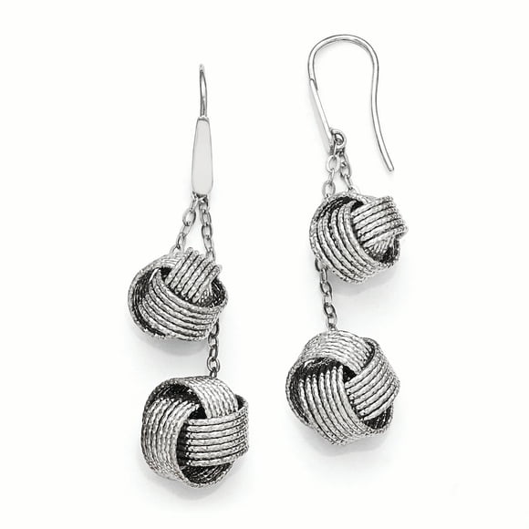 Boucles d'Oreilles Pendantes Nœud d'Amour Massimo Bronze Diego