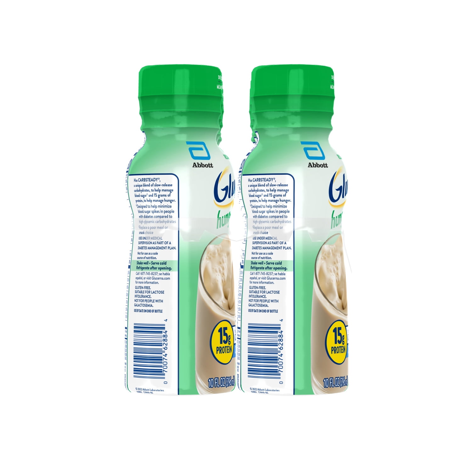 Glucerna Hunger Smart Diabetes Care Shake, Classic Vanilla, 10 Fl Oz, 24 Pack