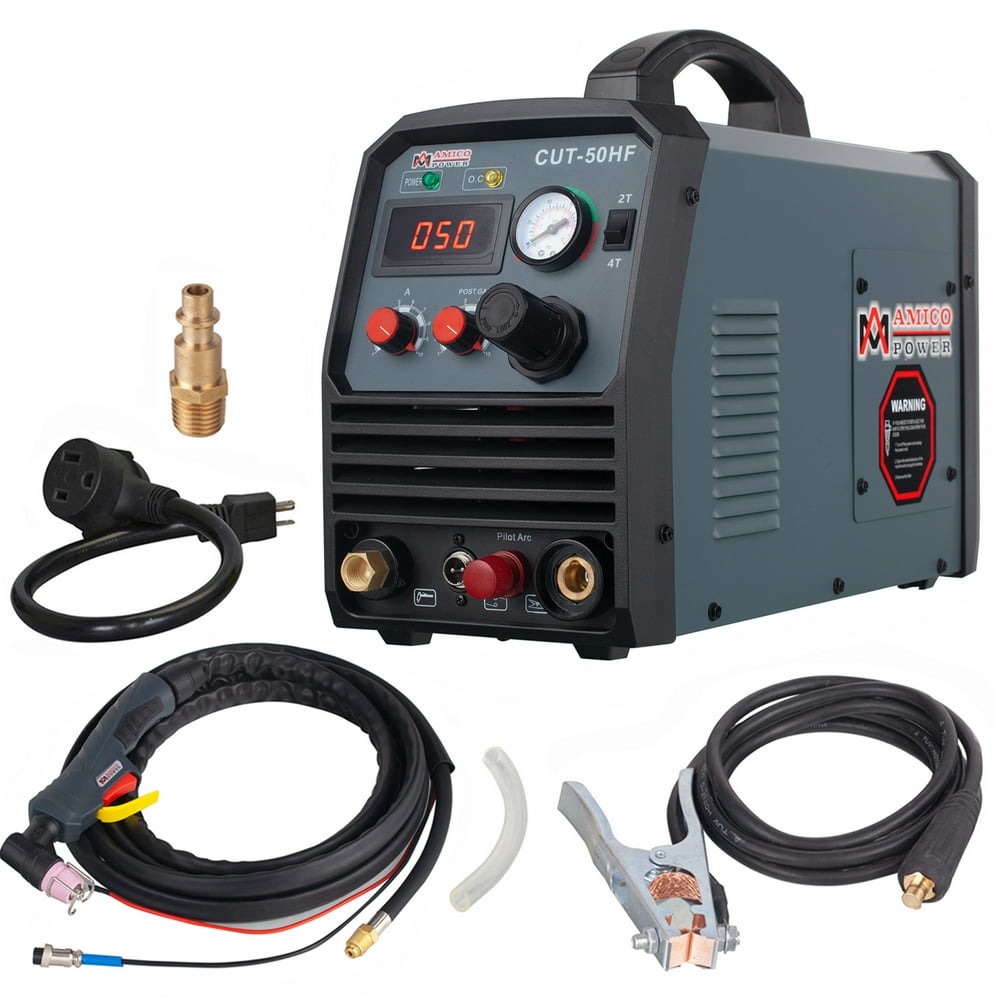 Amico CUT60HF, Professional 60 Amp Nontouch Pilot Arc Plasma Cutter, 100250V Wide Voltage