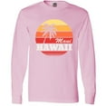 thumbnail image 3 of Inktastic Maui Hawaii Retro Sunset Long Sleeve T-Shirt, 3 of 5