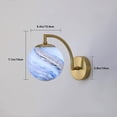 thumbnail image 3 of Children's Room Planet LED Wall Lights Light Luxury Minimalist Glass Wall Lamp Wall Sconces for B&B Hotel Clothing Store Study Living Room Bedroom Bed, 3 of 3
