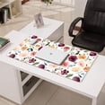 thumbnail image 3 of Long Mouse Pads for Desk,Pioneer Flower Floral Print Pattern Desk Mats on Top Of Desks, Desk Mouse Pad Extra Large with 3mm Non-Slip Base and Stitched Edge for Gaming,Office,Work,Home 31.5"x15.7", 3 of 6