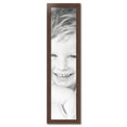 thumbnail image 2 of ArtToFrames 11" x 47" Honors Mahogany with Gold Picture Frame, 11x47 inch Brown Wood Poster Frame (WOM-5156), 2 of 7