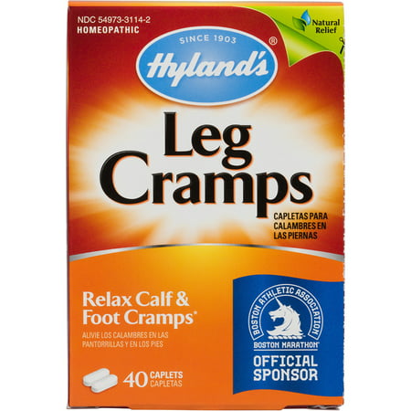 Hyland's Leg Cramp Caplets, Natural Calf, Leg and Foot Cramp Relief, #1 Pharmacist Recommended Leg Cramp Relief, 40 (Best Cure For Cramps)