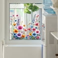thumbnail image 4 of Flower Window Clings,Floral Bouquet Window Stickers,Reusable Floral Window Clings for Glass Windows,Flower Windows Decor for Spring & Summer Fun,Peel & Stick Static Clings for Home Door Office Decor, 4 of 7