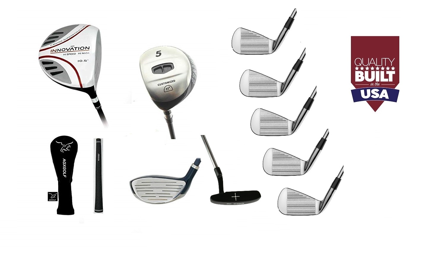 AGXGOLF Mens Left Hand Tour EX Edition Golf Club Set wOverSize 460cc