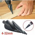 thumbnail image 4 of HSS Step Drill Bit Metal Conical Drill Bit 4-32mm for Screwdriver on Steel Wood Plastic,, 4 of 5