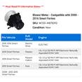 thumbnail image 2 of Blower Motor - Compatible with 2008 - 2016 Smart Fortwo 2005 2006 2009 2010 2011 2012 2013 2014 2015, 2 of 2