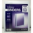thumbnail image 4 of Tops View Binders White 1/2 Inch Customizable 6 Count, 4 of 4