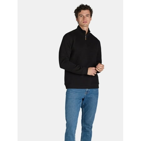 George Men's and Big Men's Quarter Zip Pullover, Sizes S-3XL