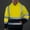 1 Yellow 26320, variant on OWMEOT High Visibility Hoodies Reflective Strips Full-Zip Hooded Sweatshirts Hi Vis Long Sleeve Work Pullover Shirts with Pockets