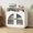 White Drawerless-05, variant on Pusnapku 31" Buffet Cabinet with Drawer, Modern Kitchen Storage Cupboard with Adjustable Shelf, Wooden Coffee Bar Station for Dining Room, Entryway