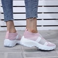 thumbnail image 4 of Chaussures de Sport pour Femmes en Maille d'Extérieur Multicolores, Chaussures de Course Respirantes, Espadrilles en Maille Noires 7.5 US (Largeurs Offertes), 4 of 9
