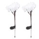 thumbnail image 1 of Luces de Camelia solares impermeables para exteriores, luces decorativas de flores de hadas para jardín, color blanco, 2 uds., 1 of 8