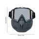 thumbnail image 3 of Gafas de seguridad para ciclismo con mascarilla extraíble, antivaho, resistentes al viento, para hombres y mujeres, 3 of 5
