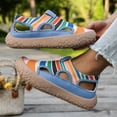 thumbnail image 3 of Orthopedic Shoes for Women Wide Width Breathable Walking Slip on Sneakers Non Slip Arch Support Shoes Fashion Platform Sneakers Multicolour Size 8, 3 of 5