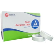Dynarex Cloth Surgical Tape 1/2" x 10 yds, Box of 24