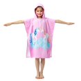 thumbnail image 3 of Towel Gealaek Kids - Poncho con capucha (70 x 60 cm), unicornio, color rosa, 3 of 9