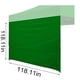 thumbnail image 3 of Pared lateral instantánea para toldo de patas rectas de 3 x 3 m | Pared de protección solar y contra el viento de 300 x 300 cm | Blanco, rojo, verde y azul | Compatible con cenadores y refugios, 3 of 7