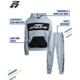 thumbnail image 7 of Pro Athlete Boys Sweatsuit Set - 2 Piece Soft Fleece Pullover Hoodie and Jogger Sweatpants (2T-16), 7 of 7