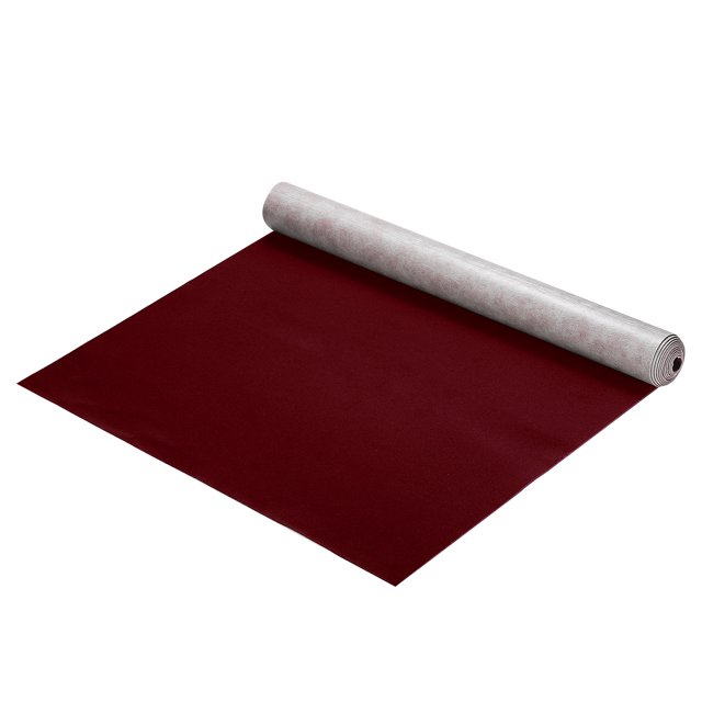 Unique Bargains Patchs en Velours Autocollants Patchs de Réparation Rouge Foncé 58'x16 Pieds