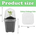 thumbnail image 3 of EBaokuup 10PCS Clear Plant Nursery Pots with Humidity Dome - 3" Plastic Gardening Pot with Labels, Durable Plastic Plant Container for Seedlings/Vegetables/Succulents/Cuttings, 3 of 6