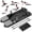 Black, variant on CATGOOD Pilates Board, Upgraded Pilates Reformer Equipment with Resistance Bands & Timer, Portable Ab Machine Push-Up Balance Board for Women Full Body Workout at Home Fitness, Purple
