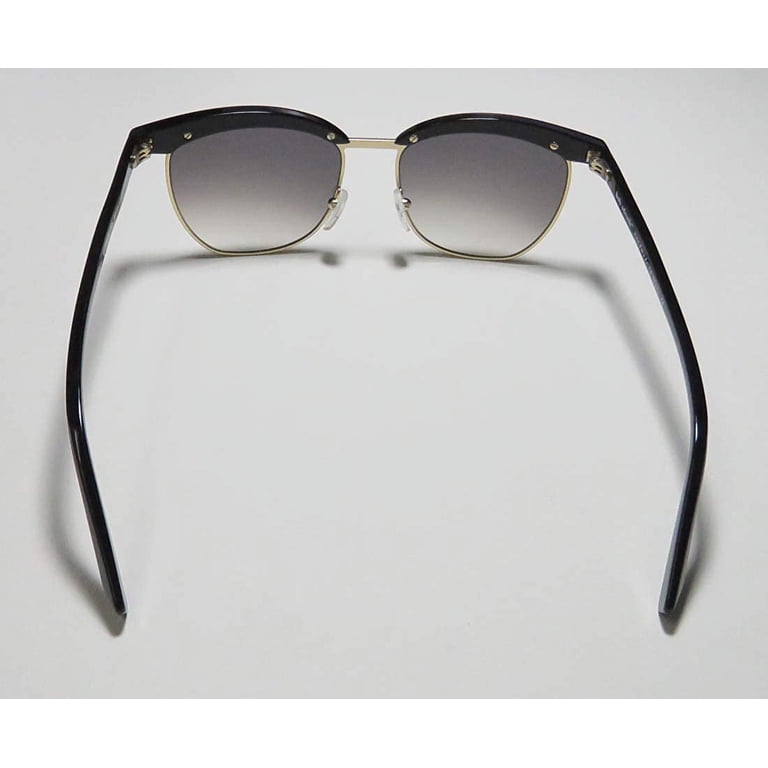 BOB SDRUNK GRACE (01) BLACK / GOLD 54 X 17 SUNGLASS FRAMES EYEWEAR Bob Sdrunk GRACE 01 Black Frame / Grey Gradient Lens  main image 4