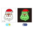 thumbnail image 3 of npkgvia Clearance!Christmas Decorations,Stickers,Accessories,2021 Cross-border New Children's Christmas Luminous Sticker Face Sticker Snowflake Waterproof Luminous Sticker,Multi-color, 3 of 8