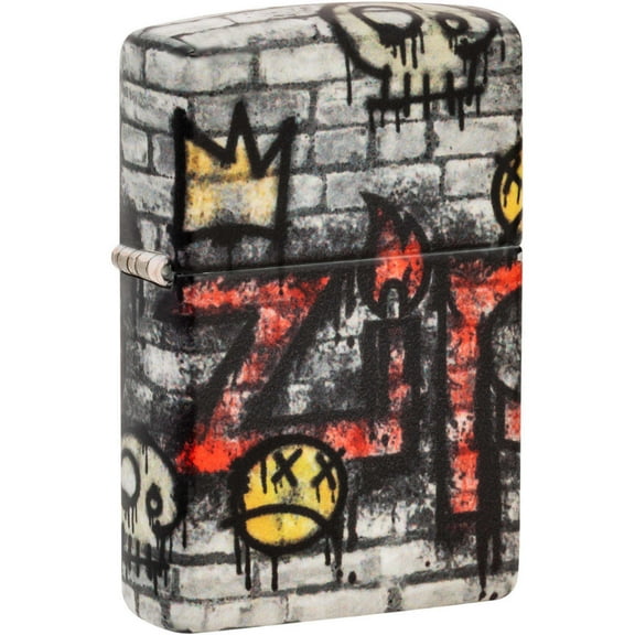 Zippo 46282 Graffiti King Design Metal Windproof Pocket Lighter