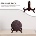 thumbnail image 3 of LEEYNEER Plate Holder Dish Holder Display Stand Small Plate Stand Tea Cake Rack Wood Easel, 3 of 6