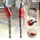 thumbnail image 4 of Portabrocas magnético pivotante de impacto ajustable con vástago hexagonal de 1/4" rojo plateado, 4 of 9