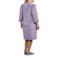 thumbnail image 2 of White Stag Women's and Women's Plus Micro Fleece Zip Front Breakfast Robe (Sizes S-3X), 2 of 2